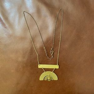 Sseko Brass Crescent necklace - retired